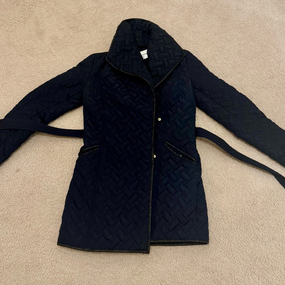 Cole Haan Quilted Trench Coat